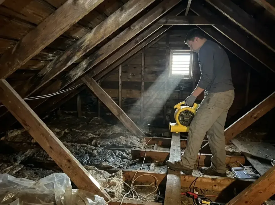 attic-water-damage-drying-proc-007 — frequently asked questions, Emergency Water Extraction & 24/7 Flood Response in North O…